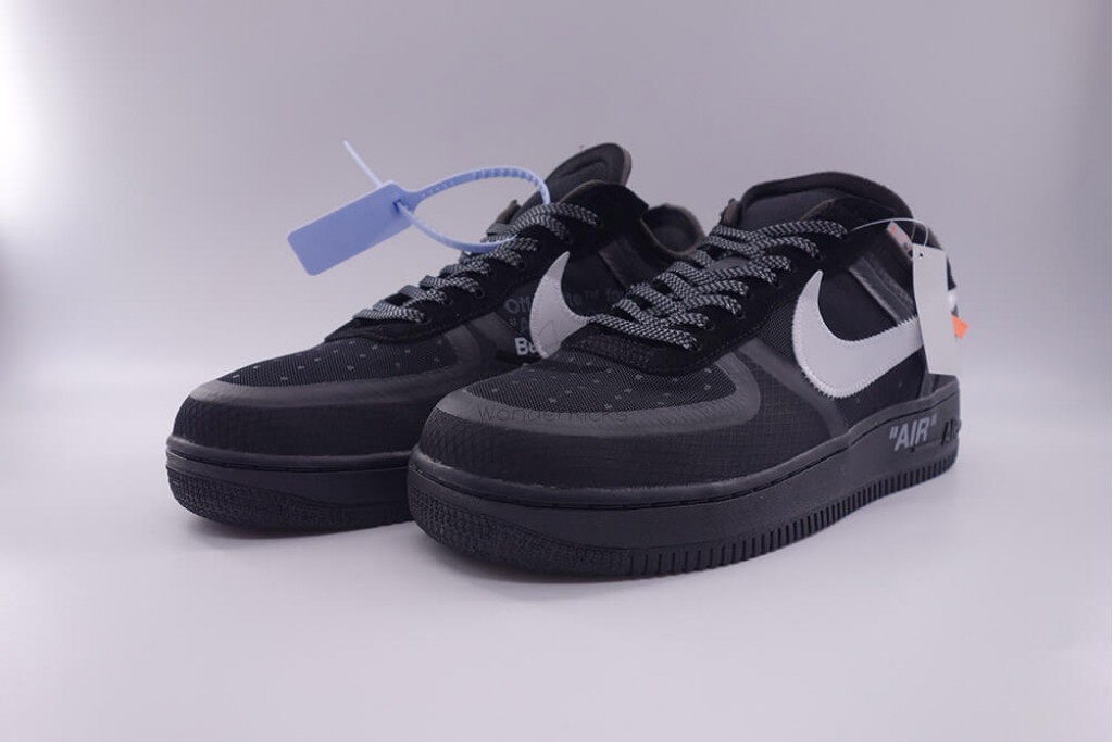 air force 1 low off-white black white