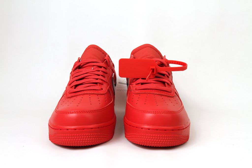 air force 1 low off white red