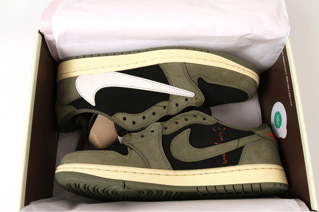 air jordan 1 retro low og travis scott black olive