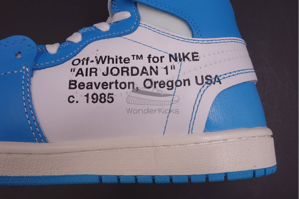 air jordan 1 retro high og off white unc