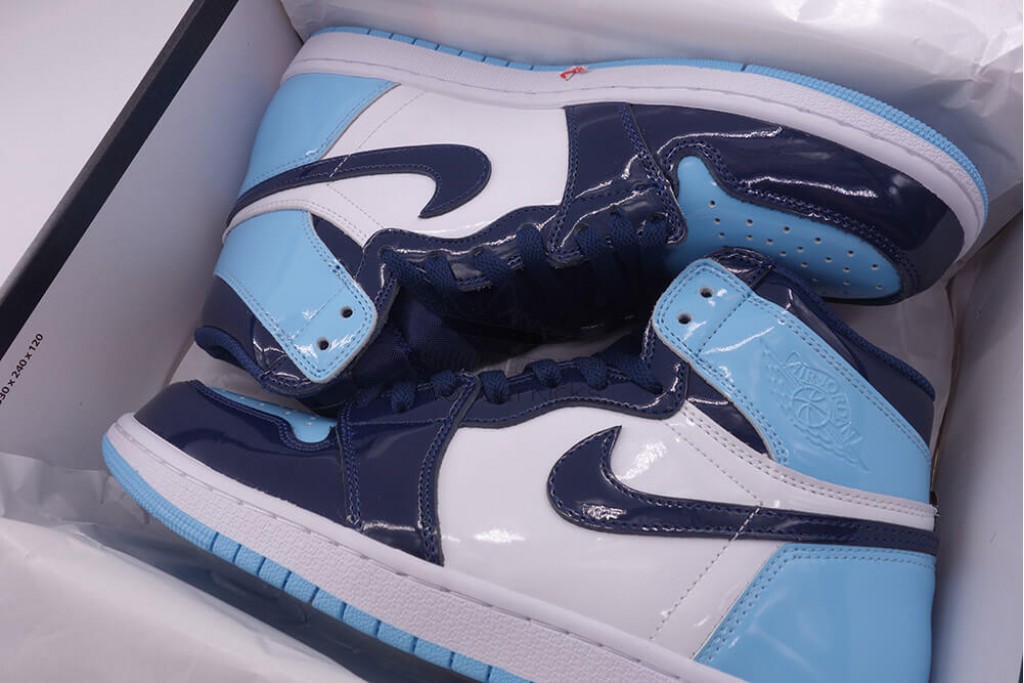 air jordan 1 retro high unc patent