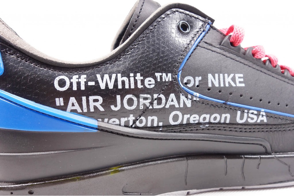 air jordan 2 retro low sp off-white black blue