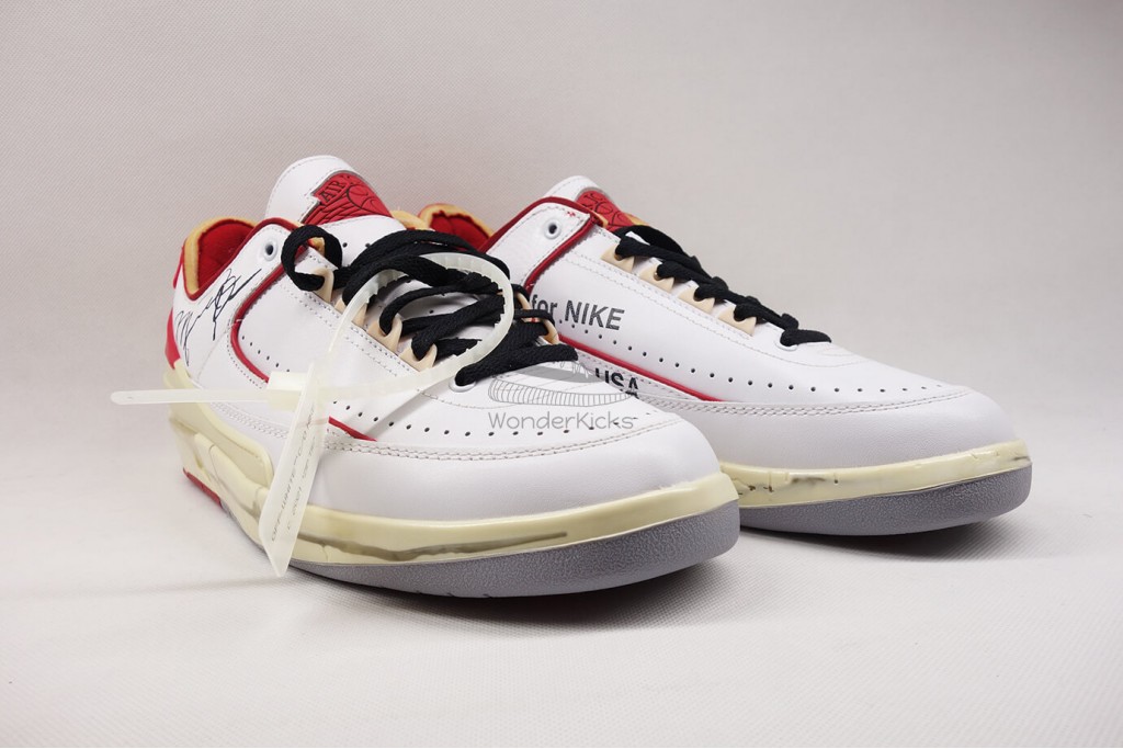 air jordan 2 retro low sp off-white white red