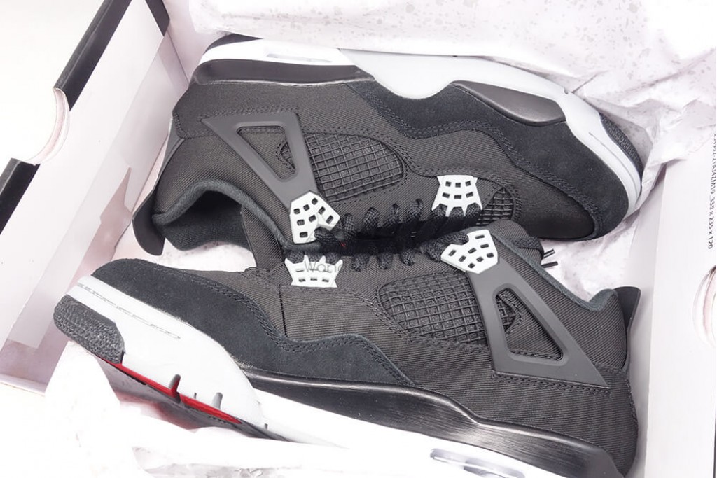 air jordan 4 retro se black canvas