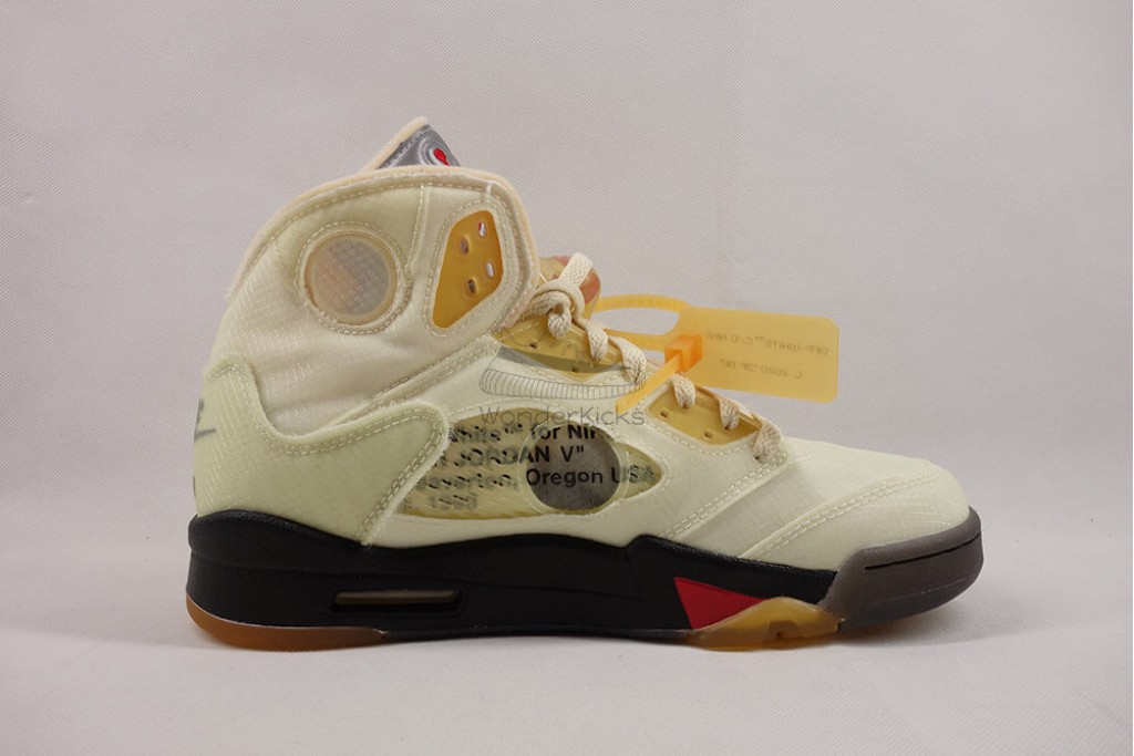 air jordan 5 retro off white sail