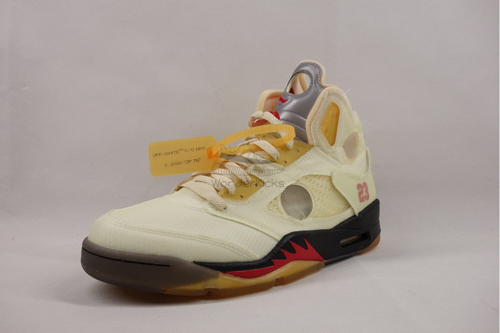 air jordan 5 retro off white sail