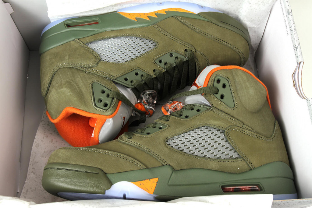 air jordan 5 retro olive (2024)