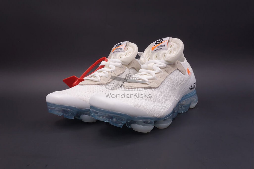 air vapormax off white in white