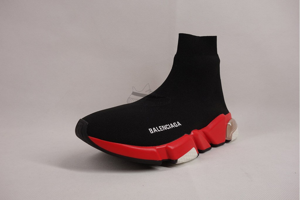 bc speed trainer clear sole red