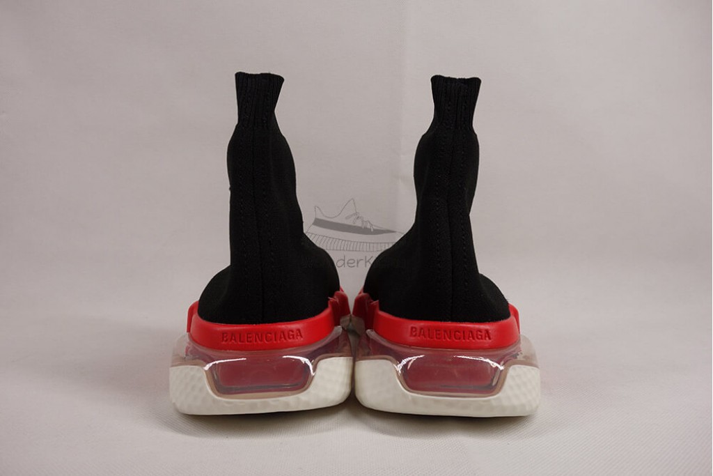 bc speed trainer clear sole red