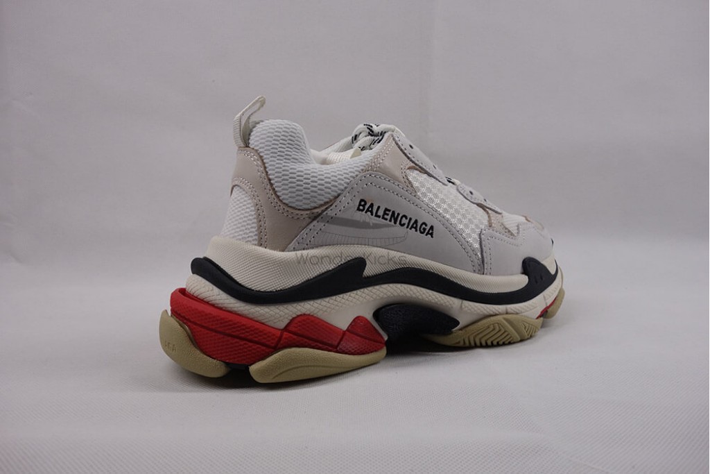 bc triple s trainer white black red