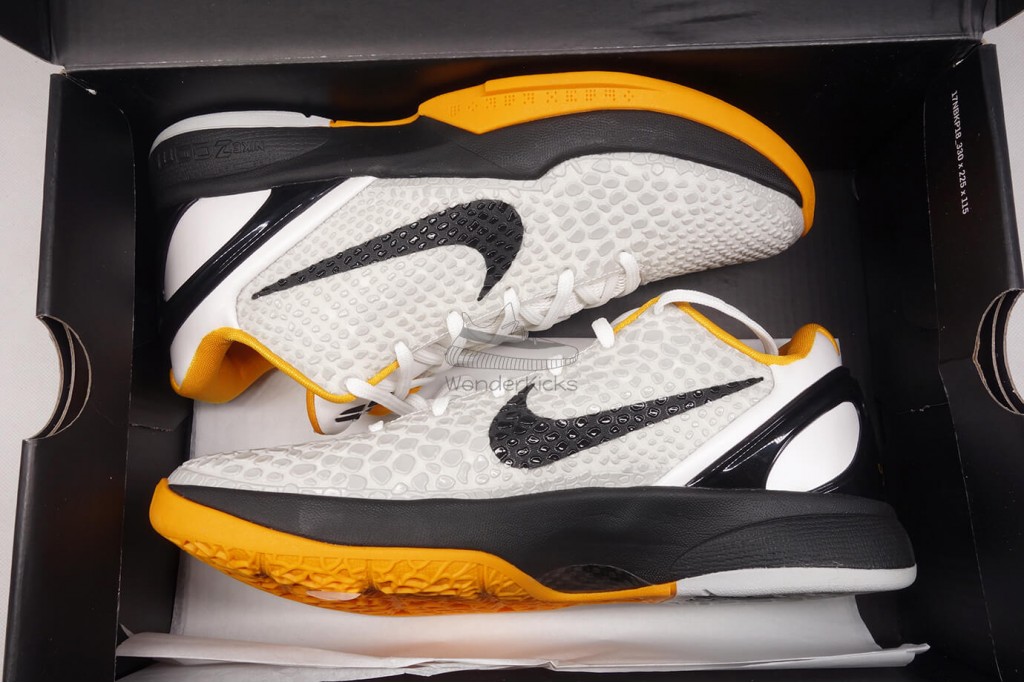 kobe 6 protro playoff pack white del sol