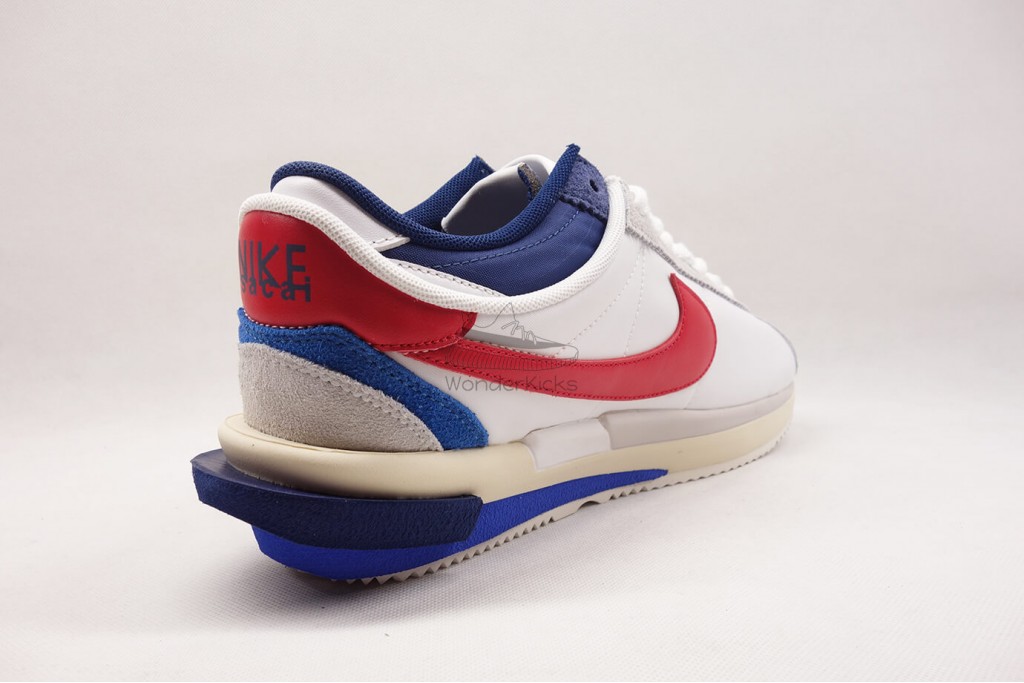 cortez 4.0 sacai white university red blue