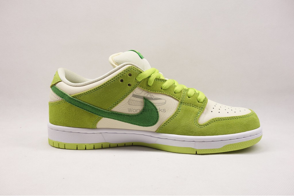 sb dunk low green apple