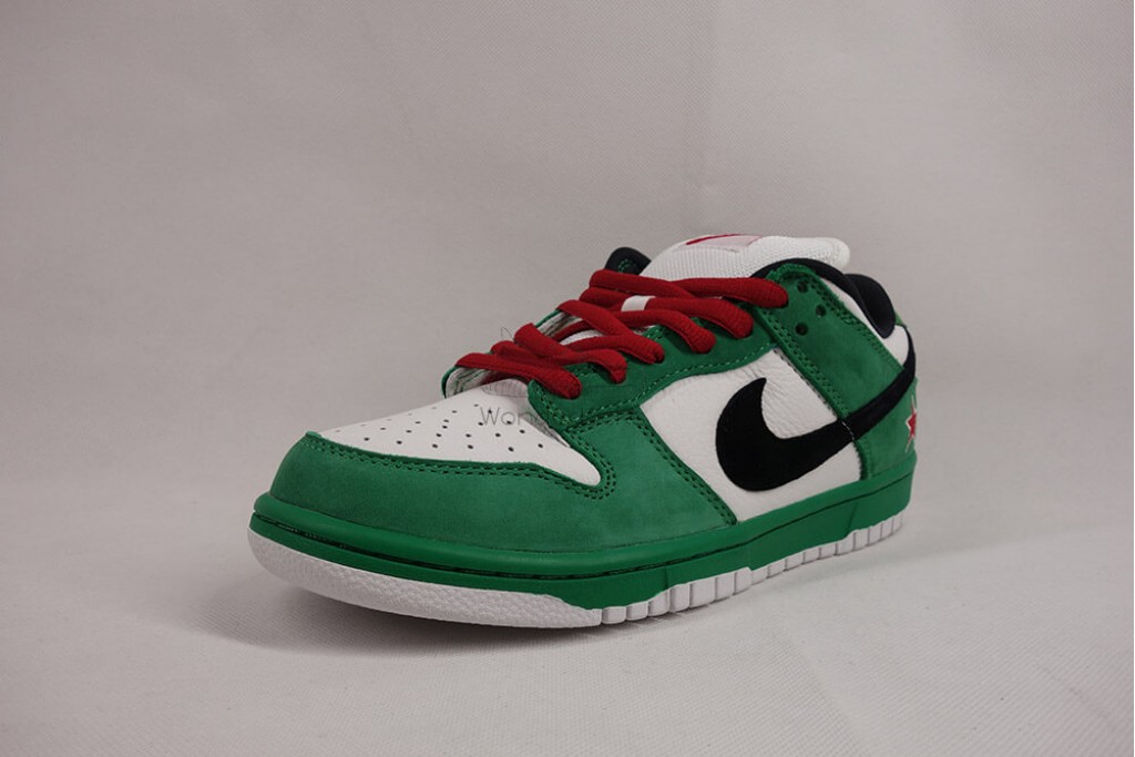 sb dunk low heineken