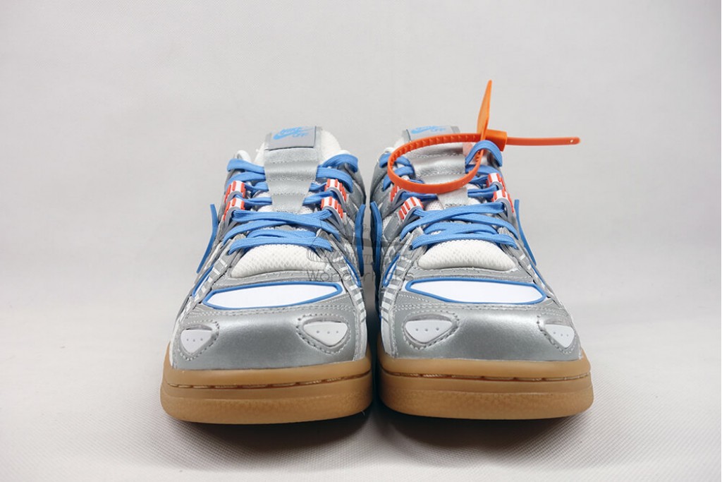 air rubber dunk off white unc