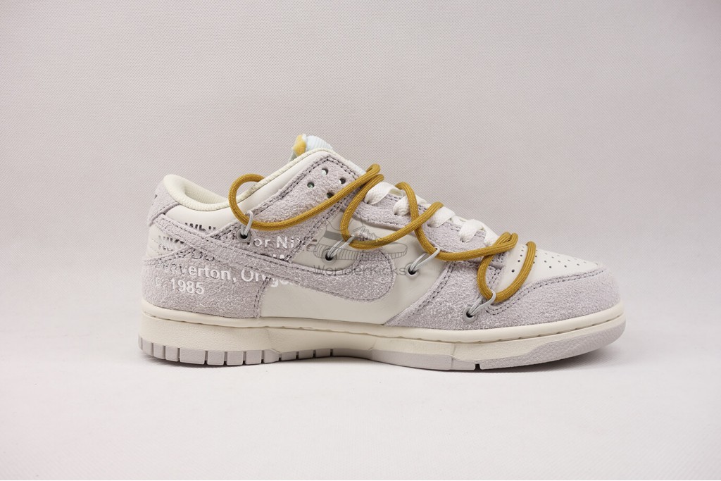 dunk low off white lot 37