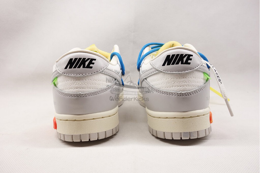 dunk low off white lot 10