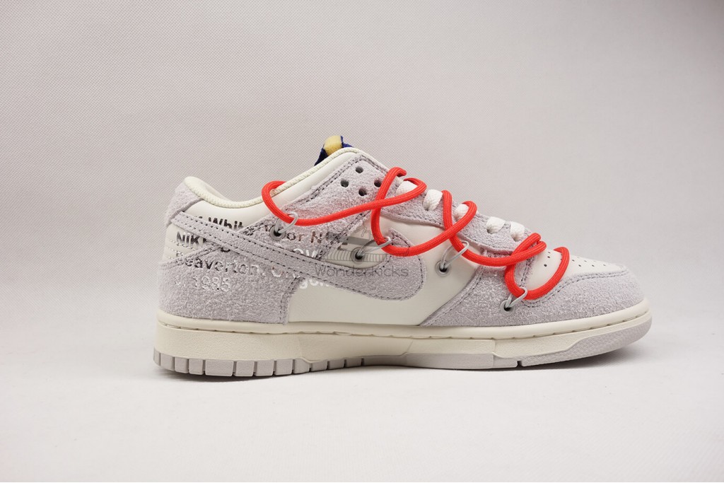 dunk low off white lot 13