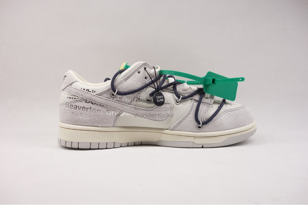 dunk low off white lot 20