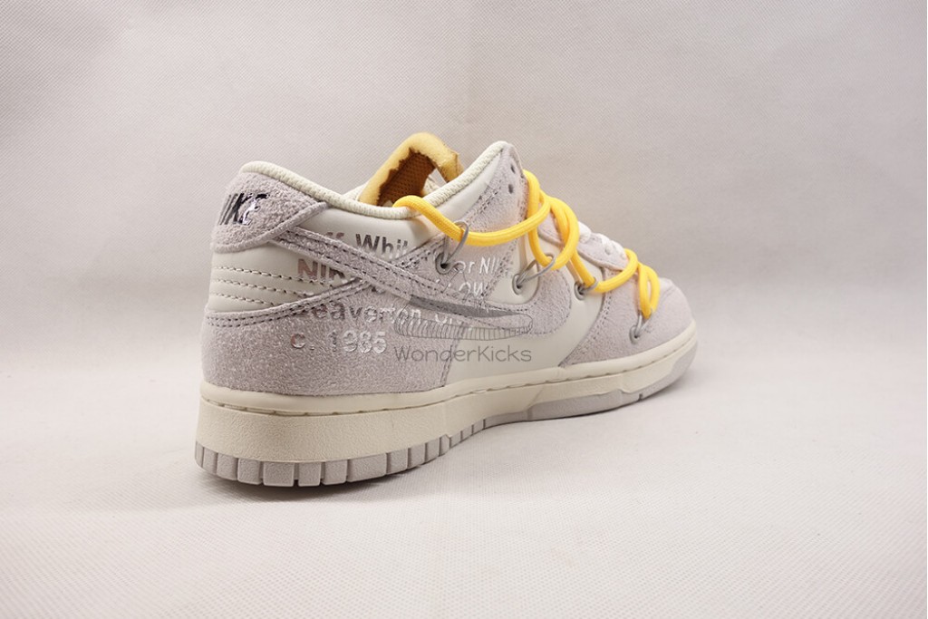 dunk low off white lot 39