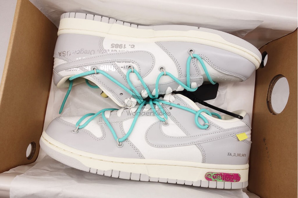 dunk low off white lot 4