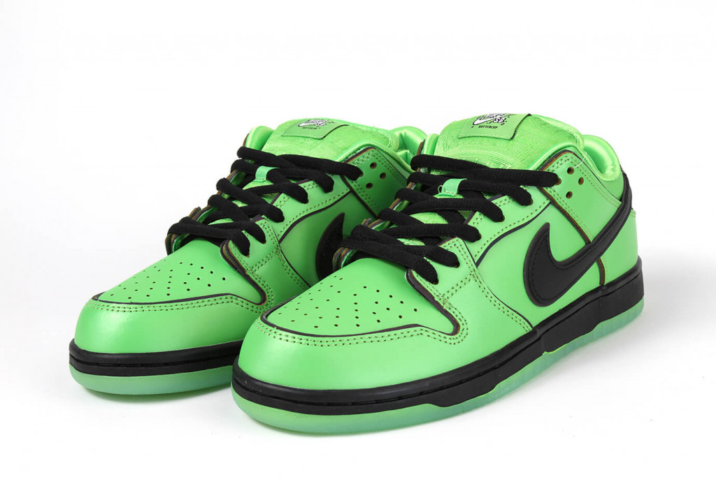 sb dunk low the powerpuff girls buttercup