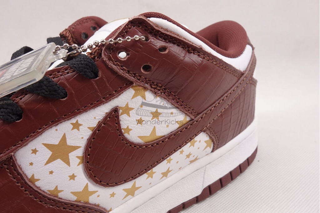 sb dunk low Sup*e stars barkroot brown