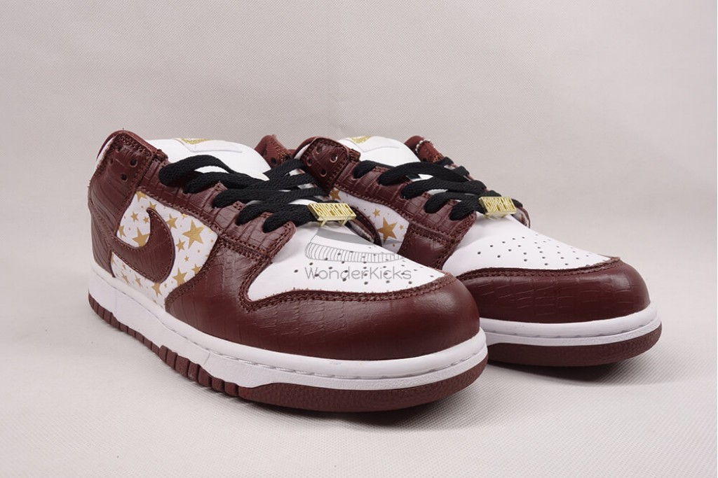 sb dunk low Sup*e stars barkroot brown